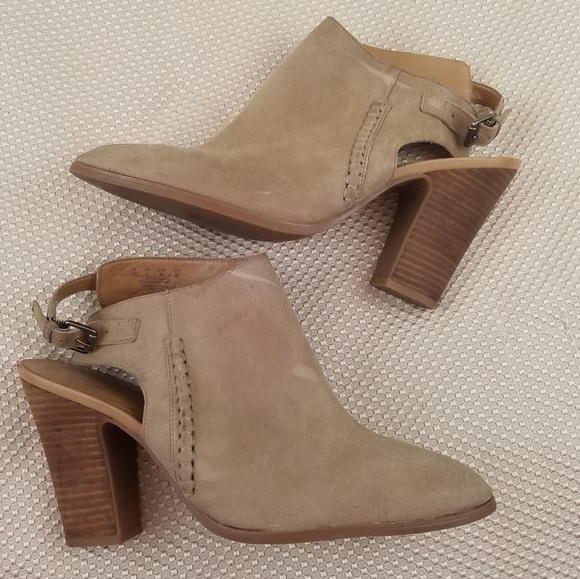 Franco Sarto Shoes - Franco Sarto Nude Mule Booties